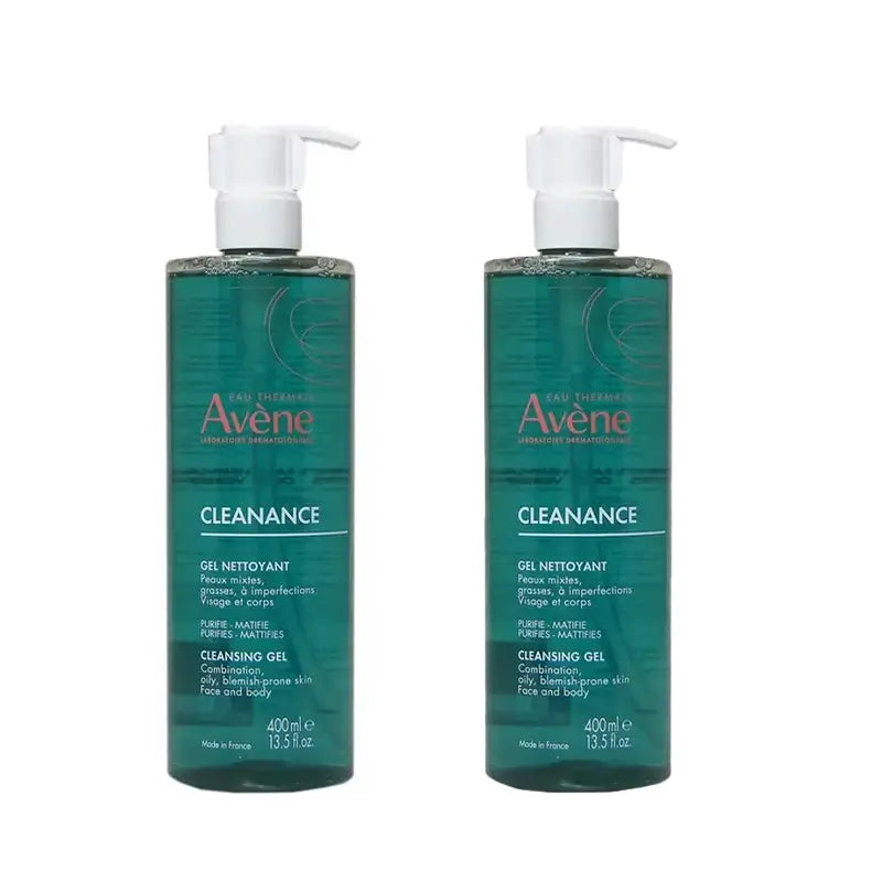 Avene Cleanance Gel Limpiador, 2X400 Ml