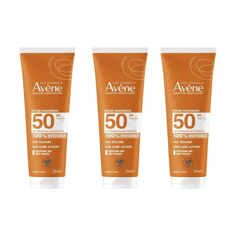 Avène Leche Solar Spf50+, 3 x 250 ml