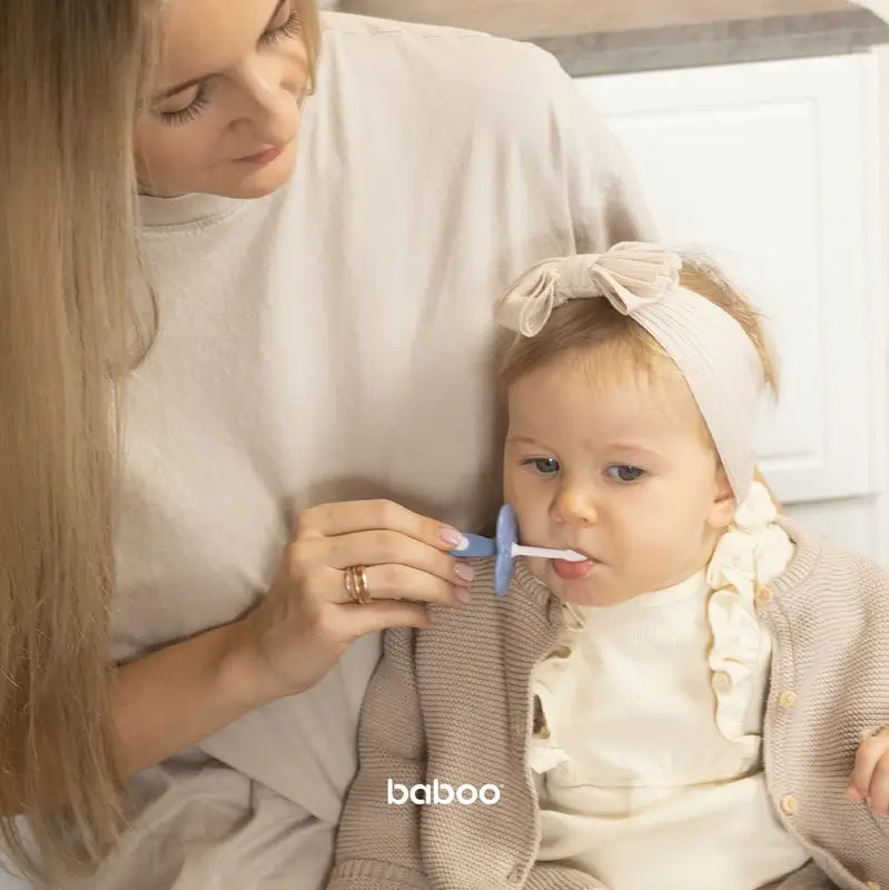 Baboo Set De Cepillos De Dientes 6+ Meses, 2 unidades