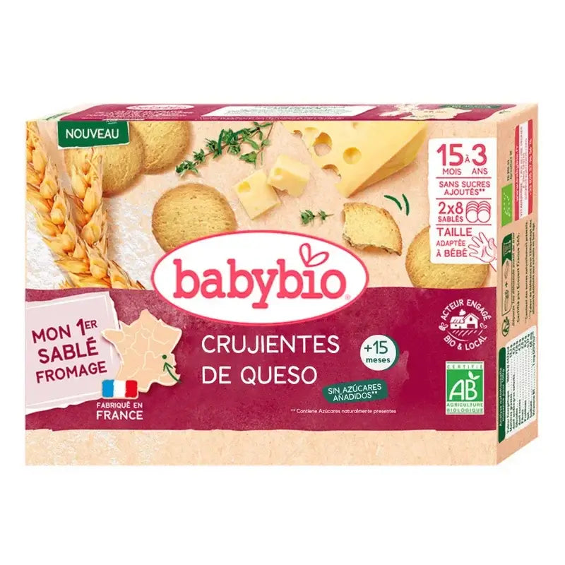 Babybio Crujientes De Queso , 72 gr