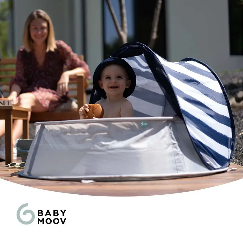 Babymoov Zona de Juego Anti-UV UPF 50+ con Mini-Piscina Aquani Provence