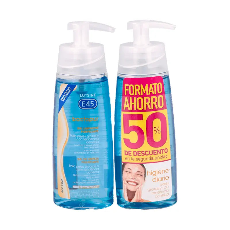 Lutsine Bactopur Gel Limpiador Duplo 200ml, 50% Dto 2ª