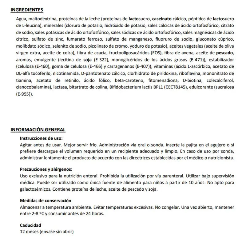 Bariatric Bi1 Bificare Vainilla 200 Ml , 36 briks