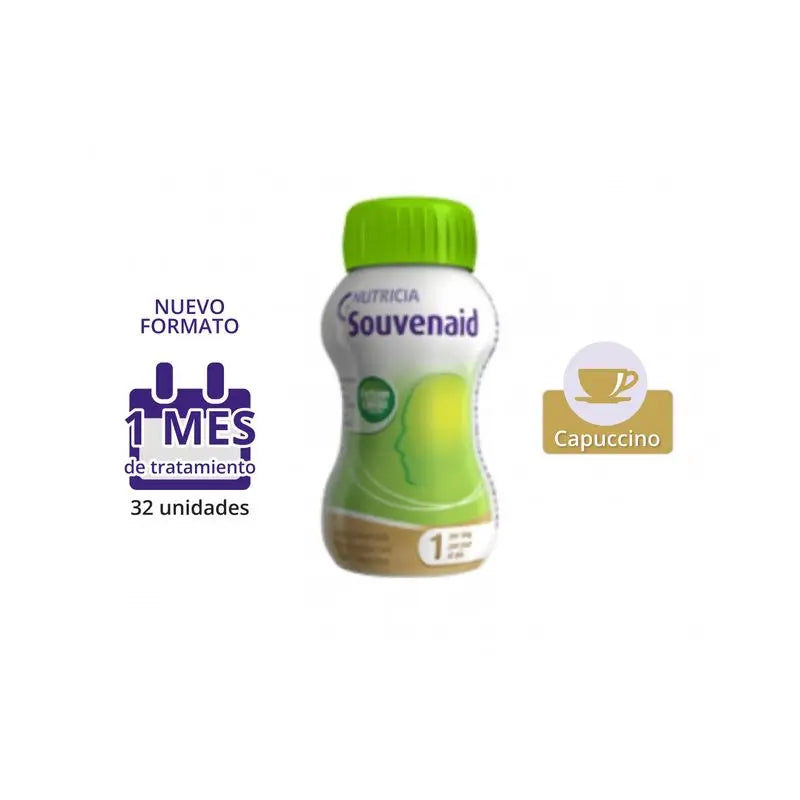 Nutricia Souvenaid Batidos Sabor Capuchino, 32 unidades x 125 ml