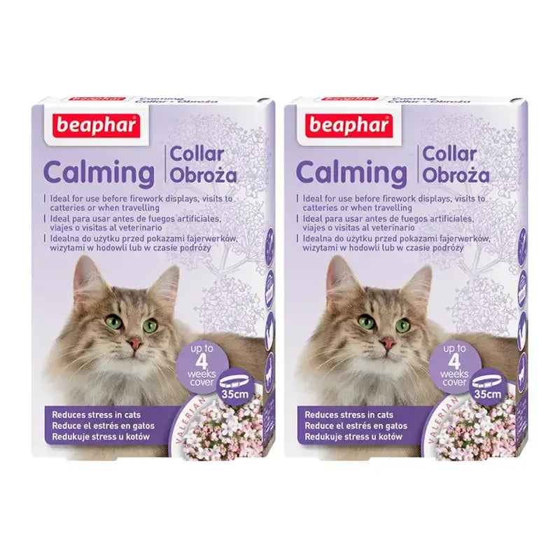 Beaphar Calming Collar Gato, Pack 2 x 35Cm