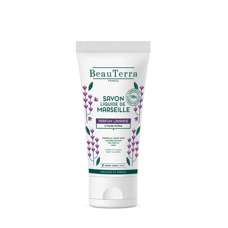 Beauterra Higiene Corporal Jabón De Marsella Lavanda 100 Ml