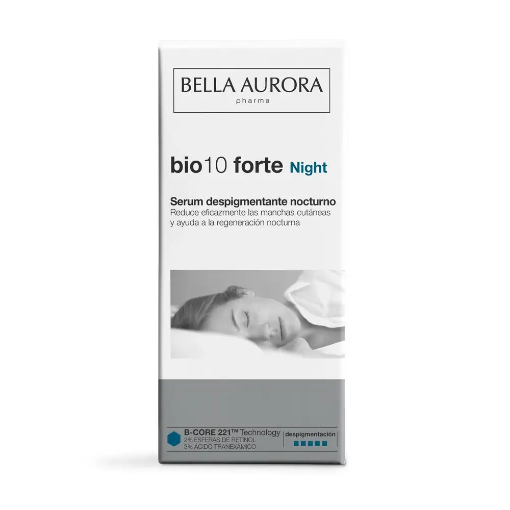 Bella Aurora Anti-Manchas Bio10 Forte Sérum Despigmentante Intensivo Nocturno, 30 ml