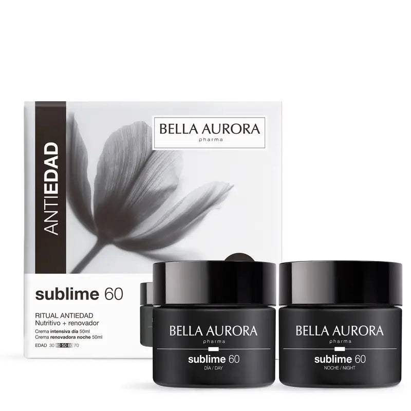 Bella Aurora Pack Sublime 60 - Ritual Antiedad, Nutritivo Y Renovador, 50 + 50 ml