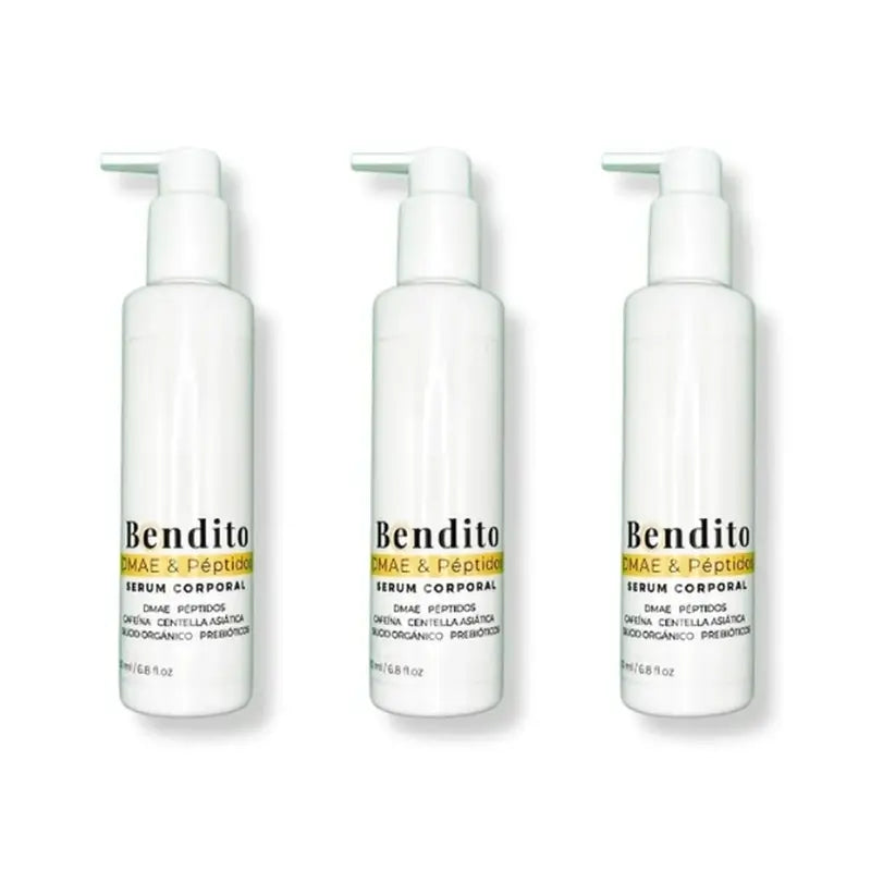 Bendito Dmae & Péptidos Sérum Corporal, 3x200 ml