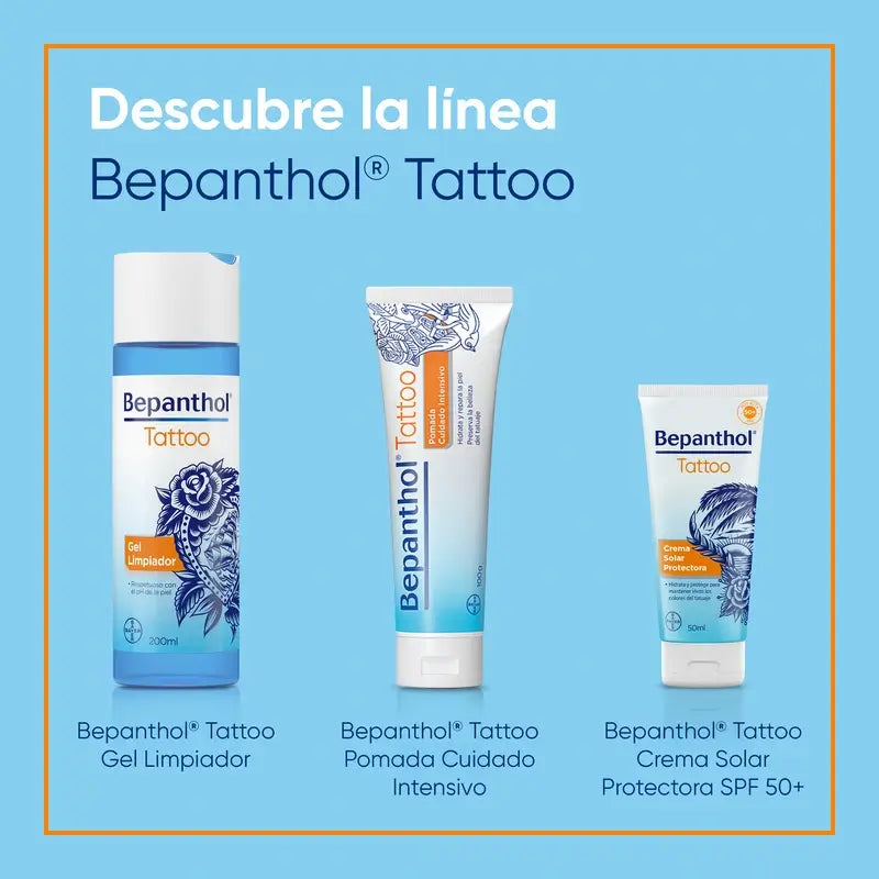 Bepanthol Tattoo Crema Solar SPF50, 50 ml