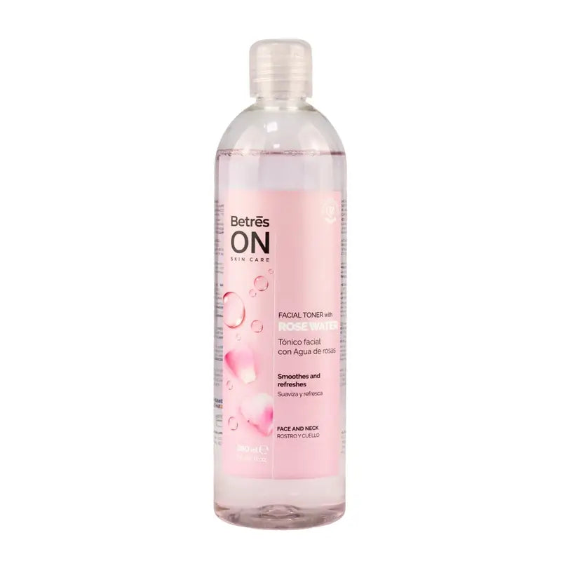 Betres On Tónico Facial Agua Rosas, 380 ml