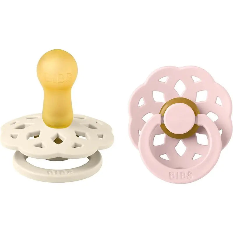 BIBS 2 Chupetes Boheme Ivory/Blossom 6/18 Meses
