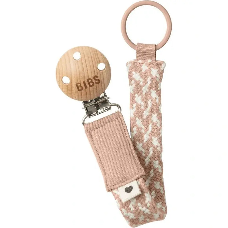 BIBS Chupetero Trenzado Blush/Ivory