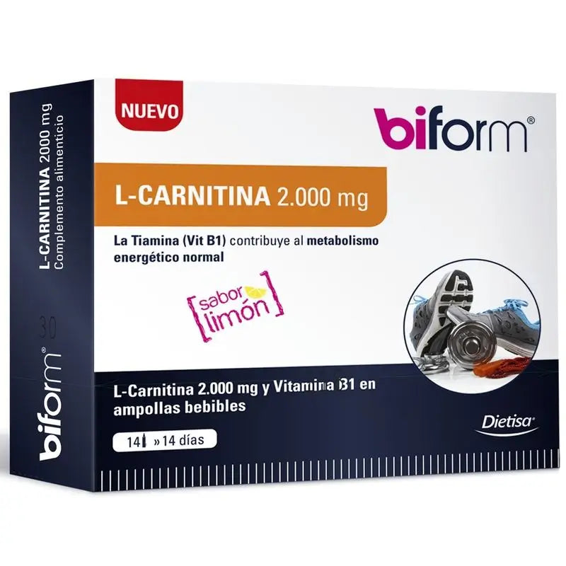 Compra Biform Biform L Carnitina 2000 Mg 14 viales de 10 ml al