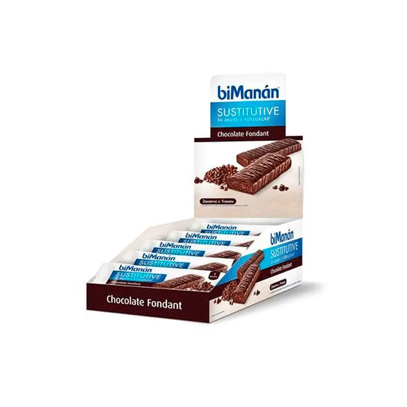 biManán Barrita Chocolate Intenso, 30 unidades