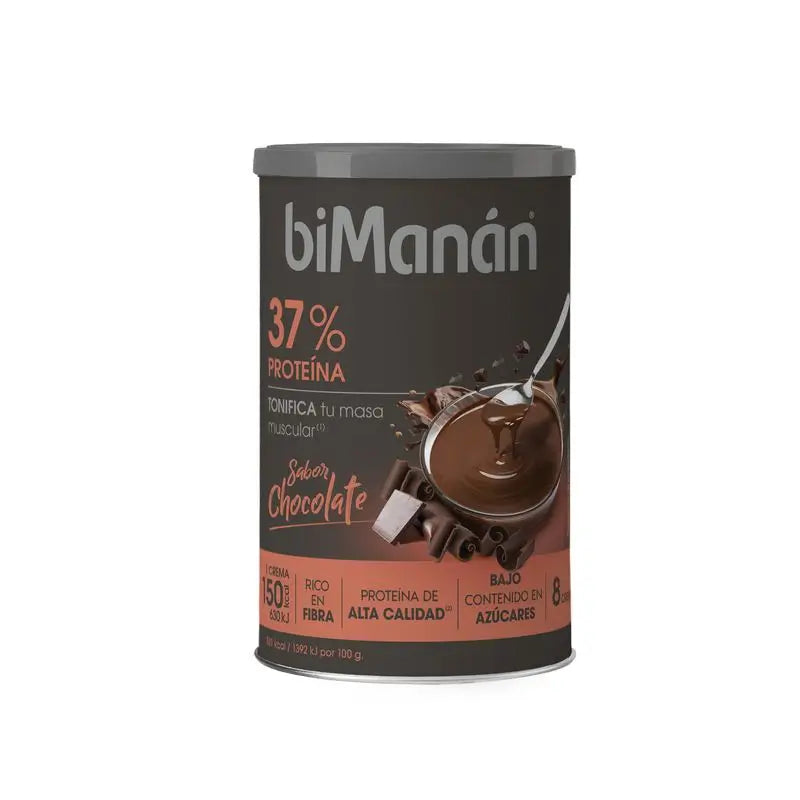 Bimanán Proteína Crema Chocolate, 360 g 12 batidos