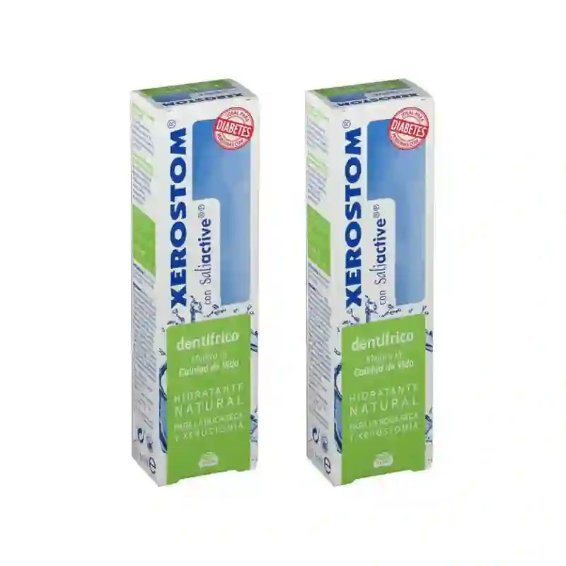 Biocosmetics Xerostom Boca Seca Dentífrico, 2X50 Ml