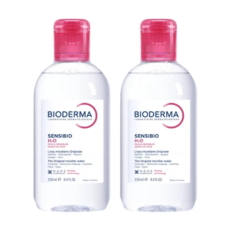 BIODERMA Pack Sensibio H2O Agua Micelar, 2x500 Ml