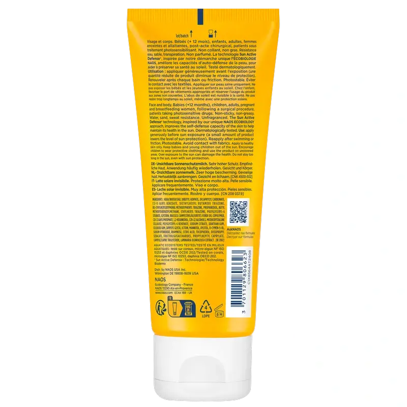 Bioderma Photoderm Lait Ultra SPF50+ Piel Sensible, 100 ml