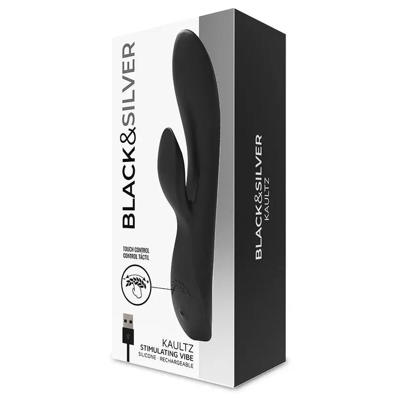 Black&Silver Kaultz Vibrador Control Touch