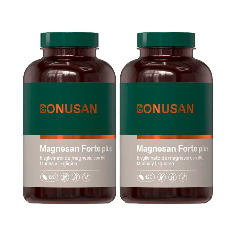 Bonusan Magnesan Forte Plus Pack 2 x 120 comprimidos