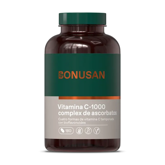 Bonusan Vitamina C-1000 Complex De Ascorbatos , 180 comprimidos