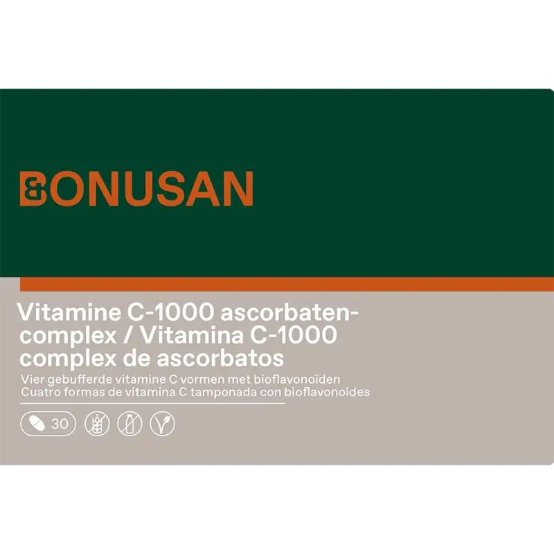 Bonusan Vitamina C-1000 Complex De Ascorbatos , 30 comprimidos