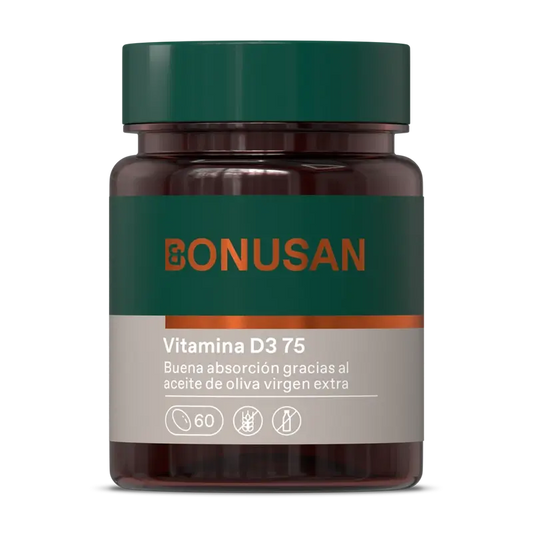Bonusan Vitamina D3 Forte 75 , 60 perlas