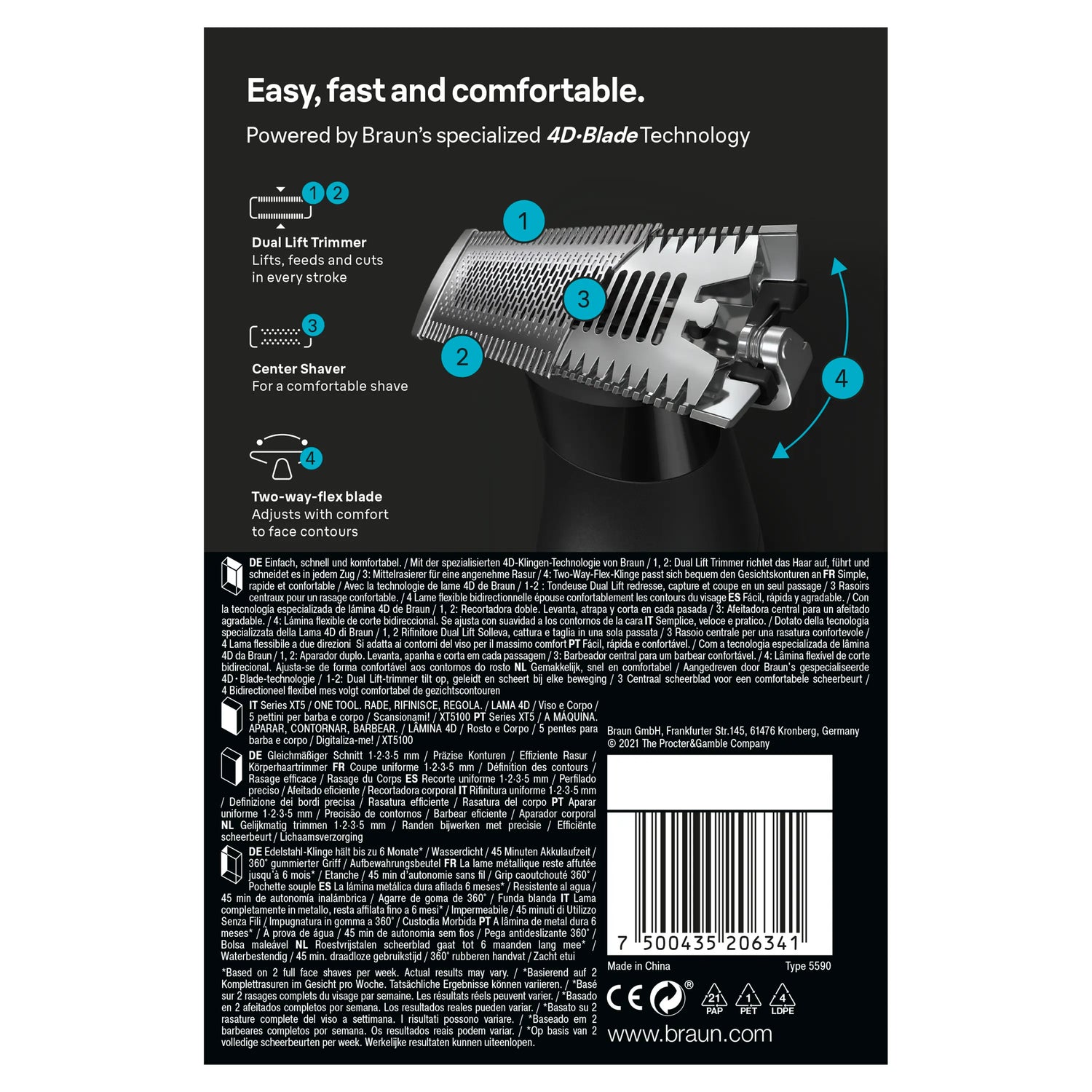 Braun Series X Xt5100 Recortadora De Barba