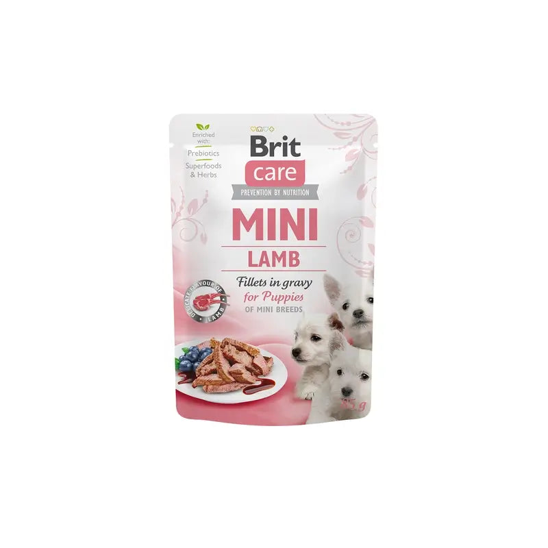 Brit Care Dog Mini Puppy Cordero Pouch 24x85 gramos
