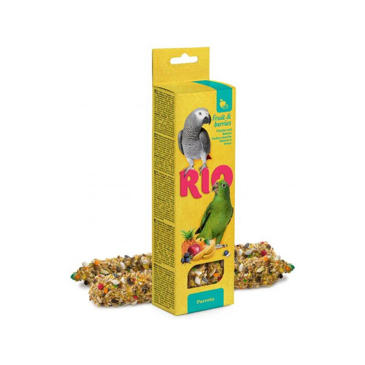 Rio Sticks Fruta Y Bayas Loros 10X2X90Gr