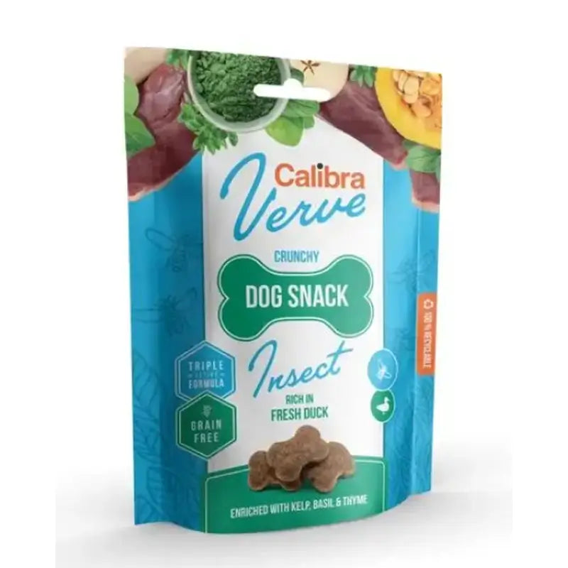 Calibra Perros Verve Crunchy Snack Insectos Y Pato Fresco 150G