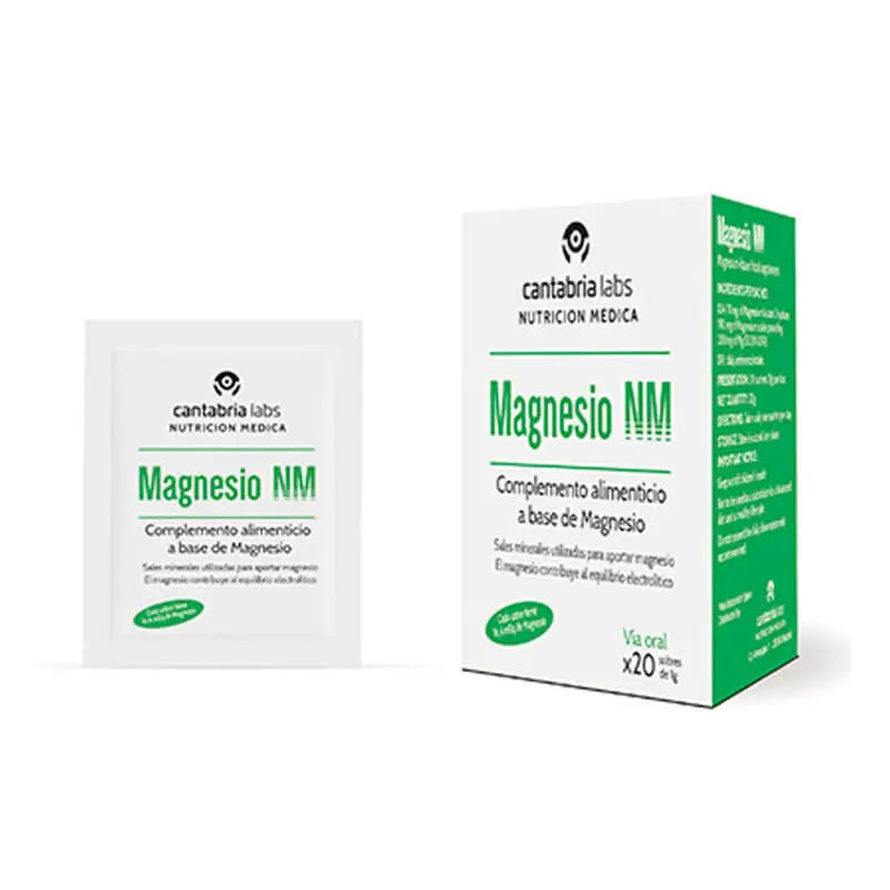 Magnesio NM 20 Sobres x 1 gr, Cantabria Labs Nutrición Médica