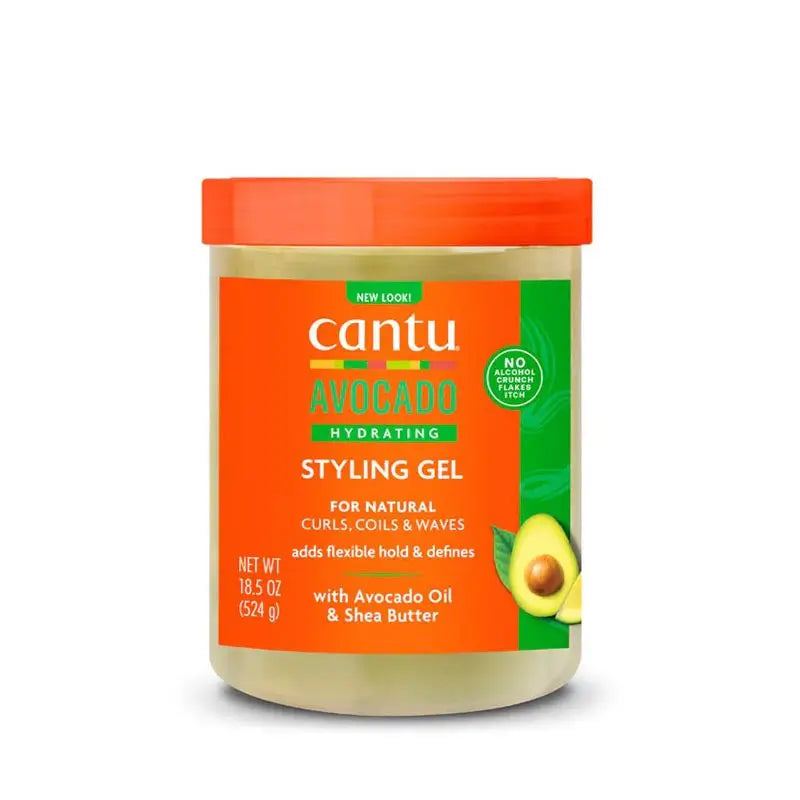 Cantu Avocado Hydrating Gel 524 Gr (Sin Alcohol)
