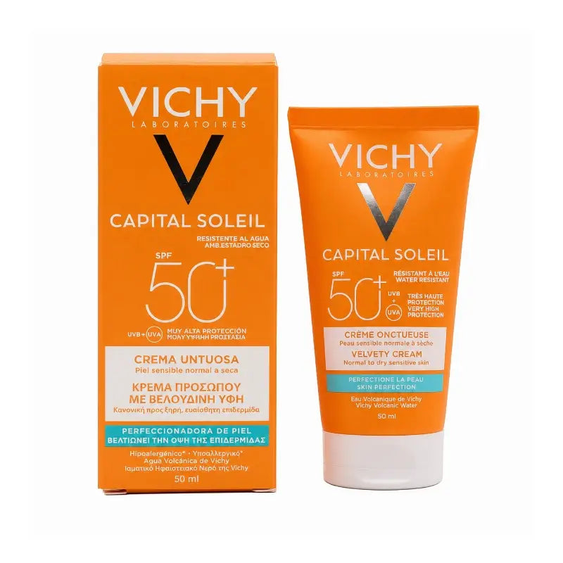 Vichy Capital Soleil Crema Rostro SPF50+, 50 ml