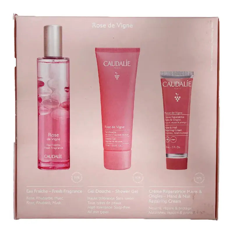 Caudalie Cofre Rose De Vigne Agua Refrescante