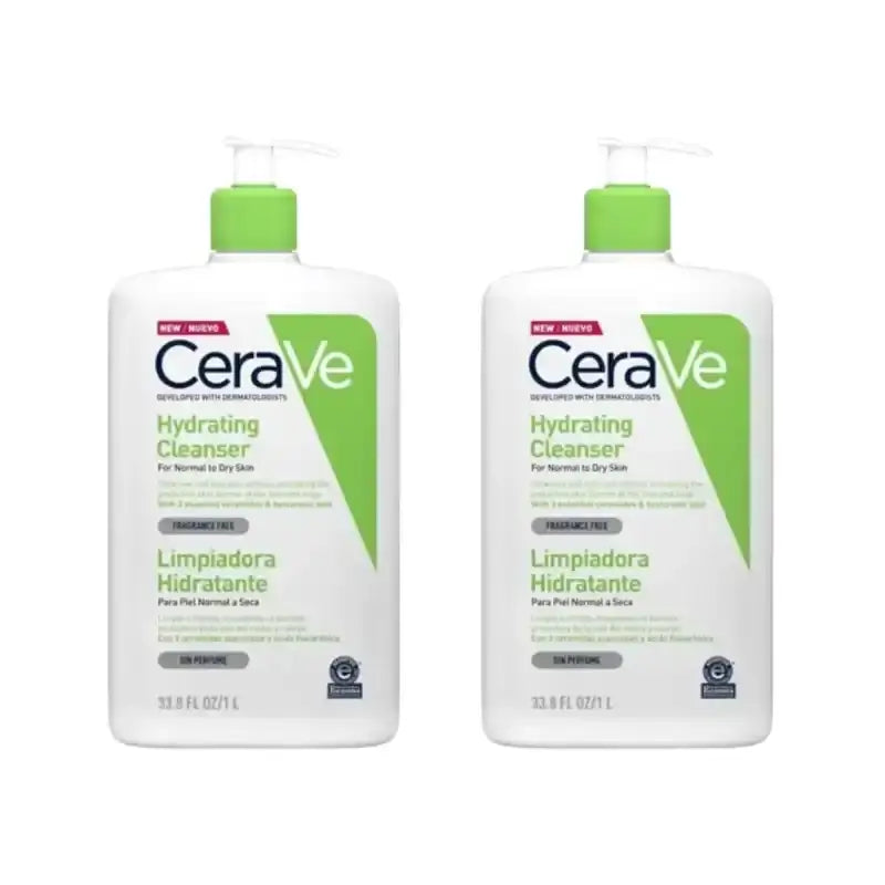 CeraVe Gel Limpiador Hidratante, 2X1 Litro
