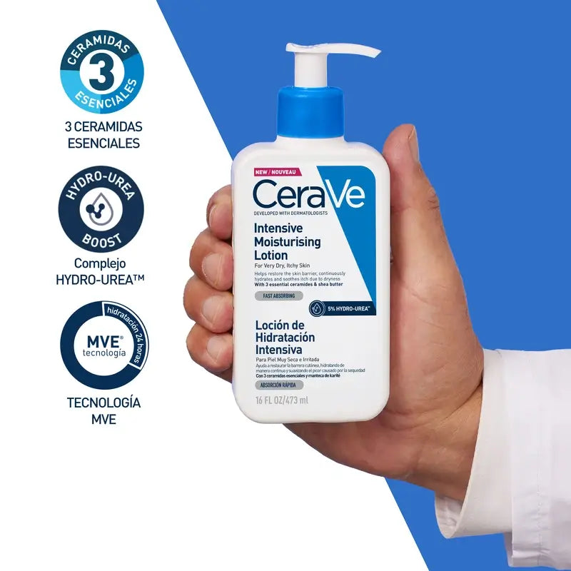 CeraVe Loción Hidratante Intensiva , 473 ml