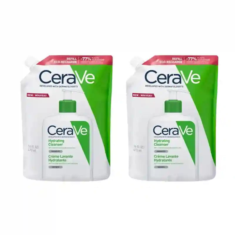 CeraVe Recarga Limpiadora Hidratante , 2X473 Ml