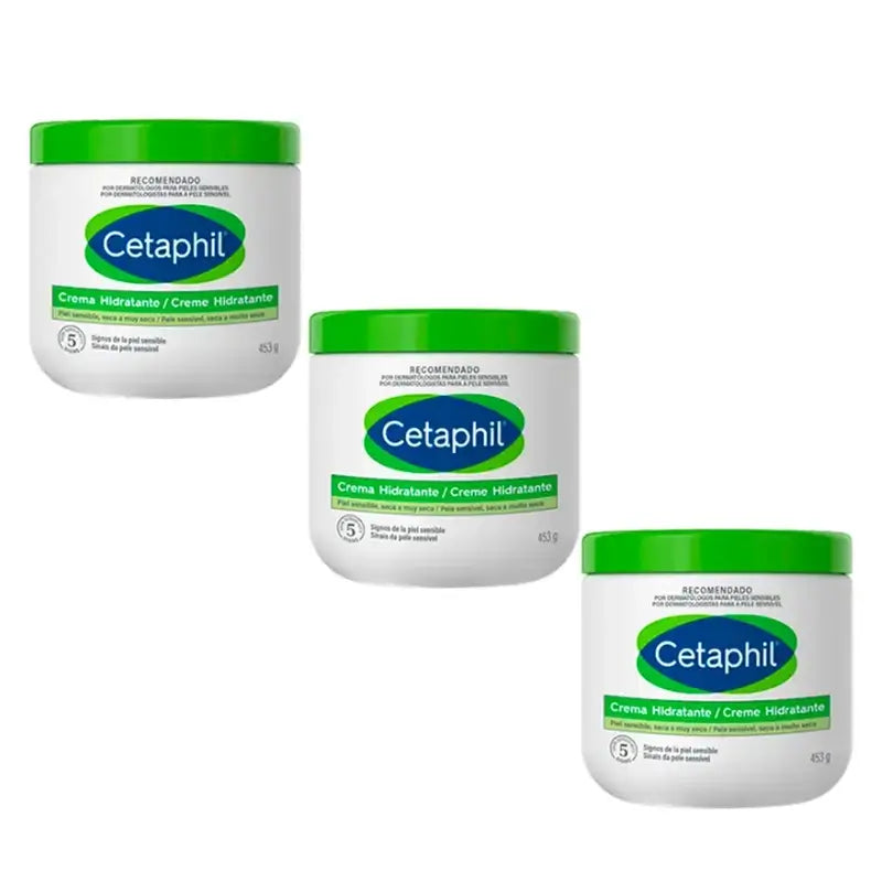 Cetaphil Triplo Cetaphil Crema Hidratante , 3 X 453 Gr