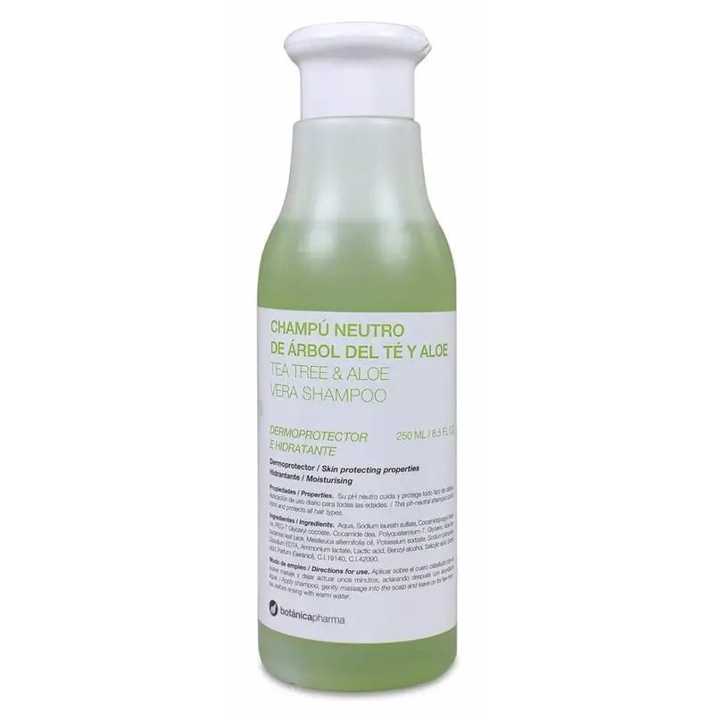 Botánicapharma Champú Neutro Aloe Y Árbol Del Té, 250 Ml