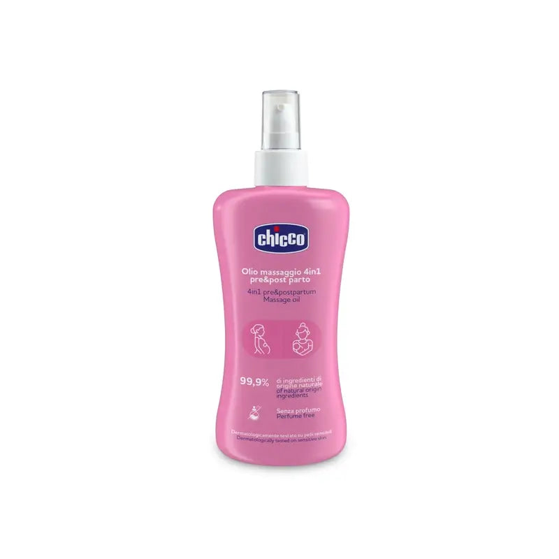 Chicco Aceite De Masaje Pre/Post Parto 4 En 1 200Ml