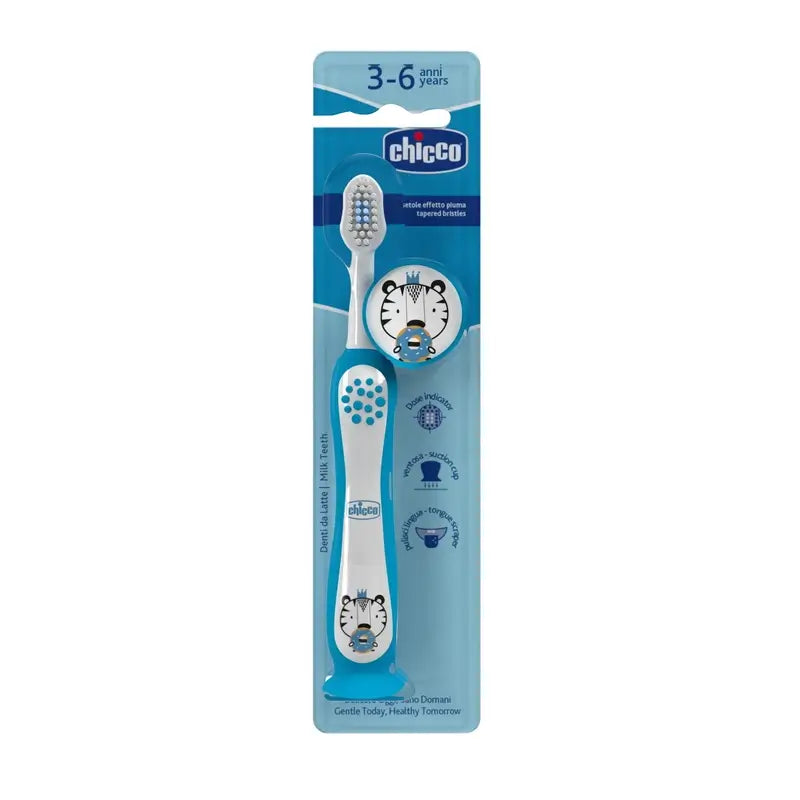 Chicco Cepillo Dental Azul Tigre 3-6Y