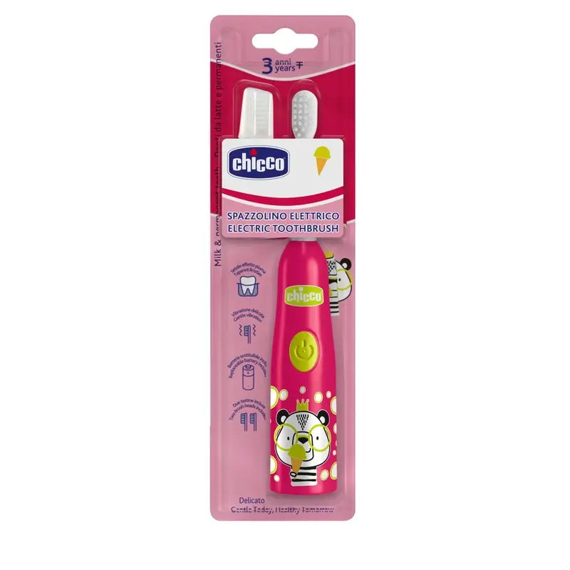 Chicco Cepillo Dental Eléctrico Rosa Panda 3 Y+