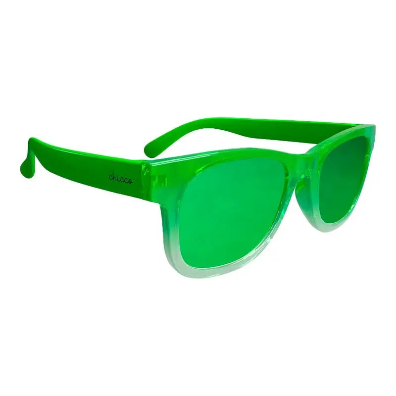 Chicco Gafas Sol Transparente Verde 24M+ , 1 unidad