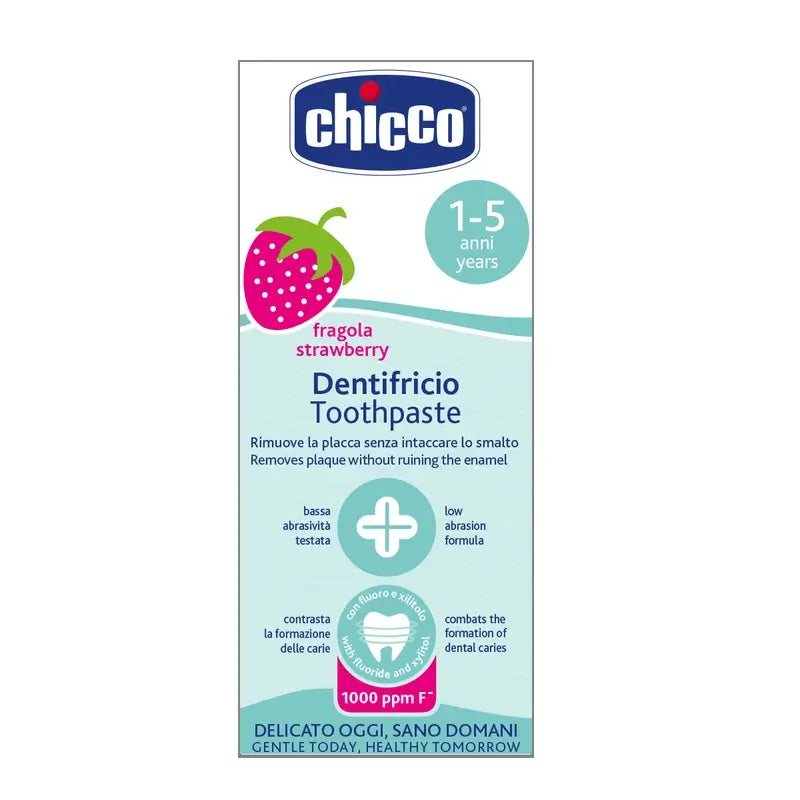 Chicco Pasta Con Flúor Fresa 50Ml 12M+