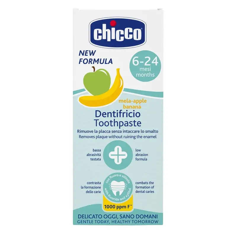 Chicco Pasta De Dientes Manzana Y Platano 6-24M Fluor