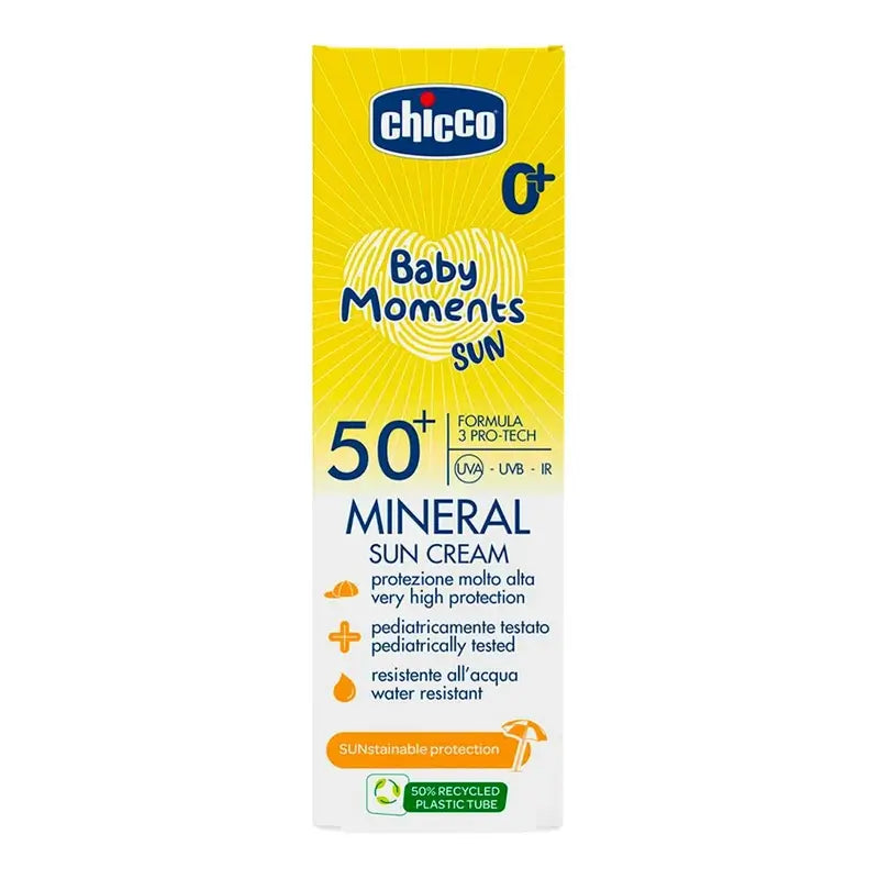 Chicco Sun Crema Mineral Spf 50+ , 75 ml