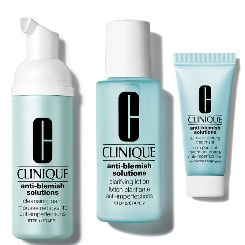Clinique Clear Skin Routine Mini Kit, 3 uds