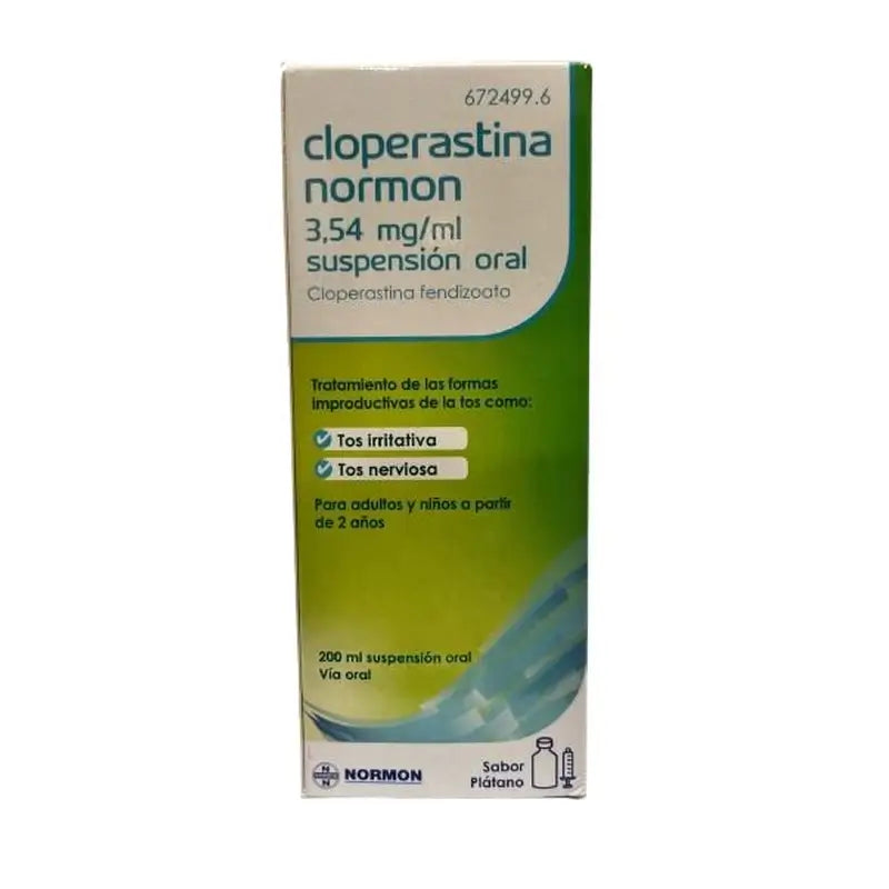 Cloperastina Normon Efg 3.54 Mg/ ml Suspension Oral 200 ml